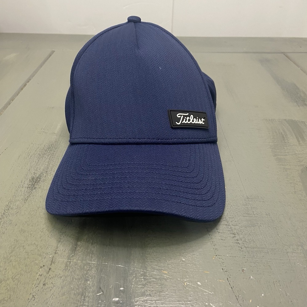 Titleist Golf Monterey Cap Navy S/M Fitted Lightweight Tour Hat New